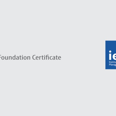 IEMA Foundation Certificate