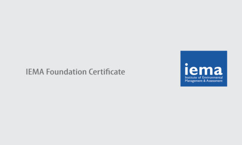 IEMA Foundation Certificate